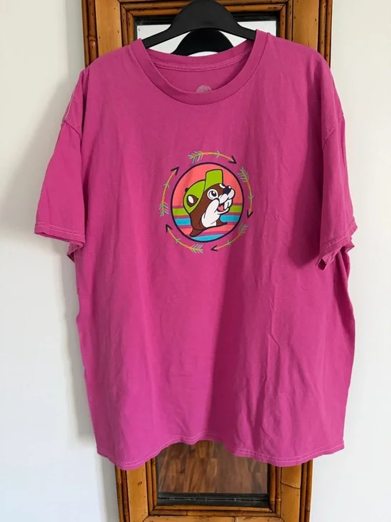 Buc-ee's dog lover t shirt womens XL pink - Picture 2 of 5